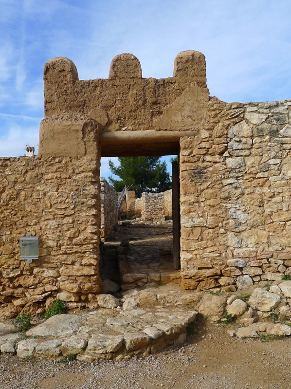 Yacimiento arqueológico situado en frente del mar de Calafell