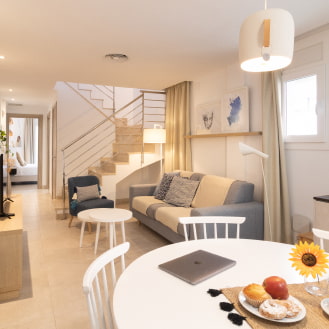 General view of the Duplex apartment at Calafell Home Apartments, Mediterranean style